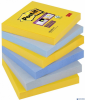 Bloczek samoprzylepny POST-IT_ Super Sticky (654-6SS-NY), 76x76mm, 6x90 kart., new york